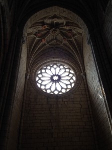 Rose Window in Villacazar church