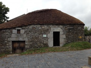 Ancient house (and yellow arrow)