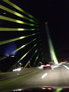 Sunshine Skyway heading into St. Pete