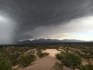 From the rest stop overlooking Las Cruces